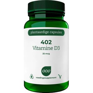 AOV 402 Vitamine D3 25mcg 60 Vegetarische capsules