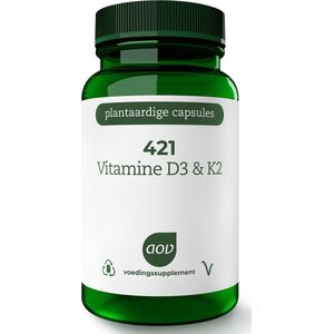 AOV 421 Vitamine D3 & K2 60 Vegetarische capsules