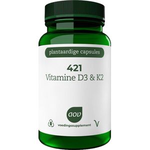 AOV 421 Vitamine D3 & K2 60 vegacapsules
