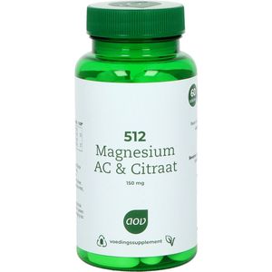 AOV 512 Magnesium AC & citraat 150 mg 60 tabletten