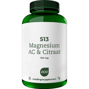 AOV 513 Magnesium AC & Citraat 150mg Voedingssupplementen - 180 tabletten