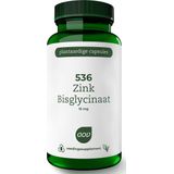 AOV 536 Zink bisglycinaat 15mg 120 Vegetarische capsules