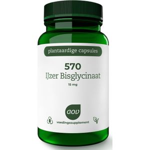 AOV 570 IJzer bisglycinaat 15mg 90 Vegetarische capsules