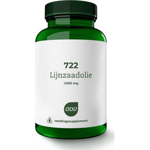 AOV 722 Lijnzaadolie 1000mg Capsules