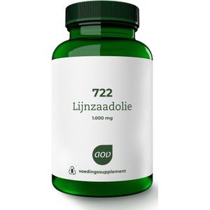 AOV 722 Lijnzaadolie 1000mg Capsules