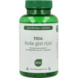 AOV 1104 Rode gist rijst extra 90 Vegetarische capsules