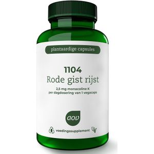 AOV 1104 Rode gist rijst extra 90 Vegetarische capsules