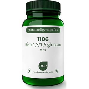 AOV 1106 Beta 1.3 glucaan 60 Vegetarische capsules