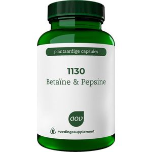 AOV - 1130 - Voedingssupplement - 120 Capsules - Betaïne Pepsine