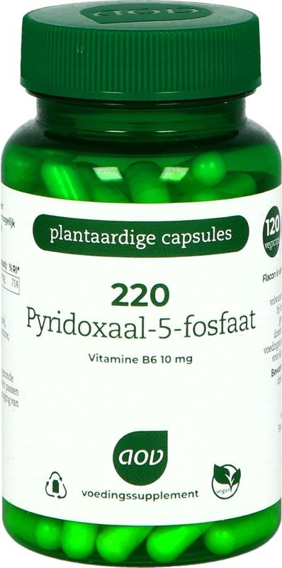 AOV - 220 Pyridoxaal-5-fosfaat - 120 Vegetarische Capsules - Vitamine B6