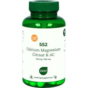 AOV 552 Calcium & magnesium citraat AC 60 tabletten