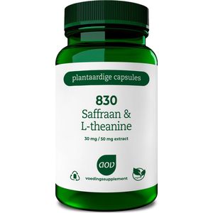 AOV 830 Saffraan & L-theanine 30 vegacaps