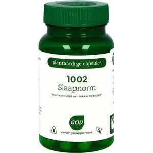 AOV - 1002 Slaapnorm Capsules - Capsules - Melatonine - Valeriaan - 60 Stuks