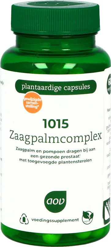 AOV 1015 Zaagpalmcomplex - 60 vegacaps - Kruidenpreparaat