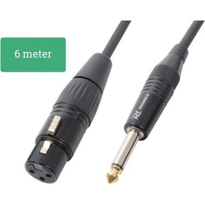PD Connex XLR (f) - 6.3 Jack kabel - 6,0 meter