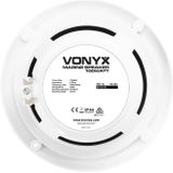 Vonyx MSV65 - 6,5'' Plafondspeakers - Wit