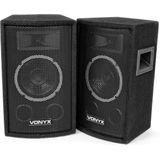 Vonyx SL6 passieve speakerset - 6'' woofer - 2-weg systeem - 500W