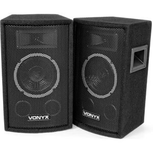 Vonyx SL6 passieve speakerset - 6'' woofer - 2-weg systeem - 500W