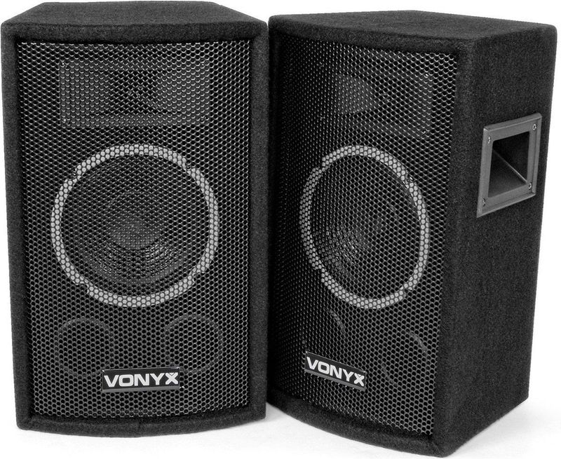 Vonyx - SL6 - Passieve Speakerset - Zwart - 6'' Woofer - 500W