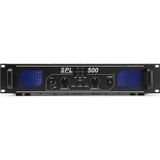 Skytec SPL500 2-kanaals versterker met 3-bands equalizer - 2x 250W