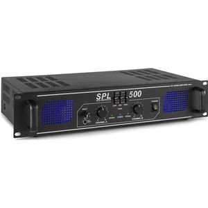 Skytec SPL500 2-kanaals versterker met 3-bands equalizer - 2x 250W