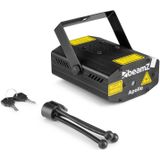 Laser lichteffect - BeamZ Apollo sterrenhemel laser lichteffect met rode en groene laserstralen - 170mW