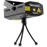 Laser lichteffect - BeamZ Apollo sterrenhemel laser lichteffect met rode en groene laserstralen - 170mW