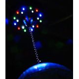 Spiegelbol motor - Fuzzix MBW18LED - Batterij discobal motor met LED's