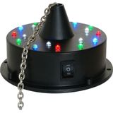 Spiegelbol motor - Fuzzix MBW18LED - Batterij discobal motor met LED's