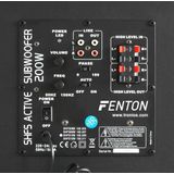 Fenton - SHFS08B - Actieve Subwoofer - Zwart - 8 Inch - 200 Watt