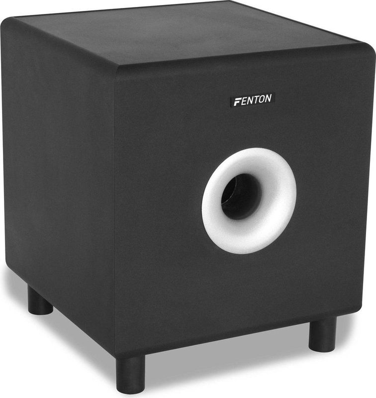 Fenton - SHFS08B - Actieve Subwoofer - Zwart - 8 Inch - 200 Watt