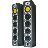 Fenton - SHFT57B - Vloerende Luidsprekers - Zwart - 600W - Set van 2