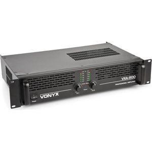 Vonyx VXA-800 PA versterker 2x 400W met Brugschakeling