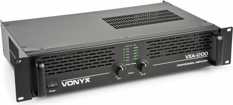 Vonyx - VXA-1200 Versterker - Zwart - 1200W