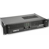 Vonyx VXA-1500 Versterker - Zwart - 2x 750W - Compacte SMT-Technologie