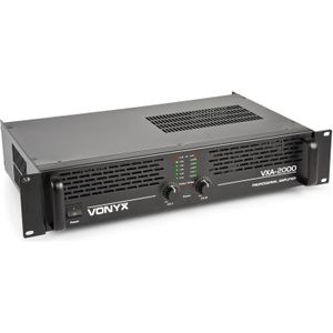 Vonyx - VXA-2000 II - PA Versterker - 2x 1000W - Compact