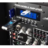 Mobiele speaker - Vonyx SPJ-PA915 Bluetooth speaker met accu en 2 draadloze microfoons