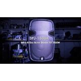 SKYTEC - SPJ-1500ABT - Party Speaker - Zwart - Actieve Speaker met Bluetooth