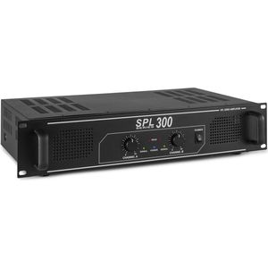 SkyTec - SPL300 Versterker - 2 x 150W - Zwart - 19" Toepassing