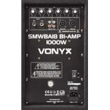 Vonyx SMWBA18 actieve Subwoofer 18 1000W met uitgangen voor 2 tops