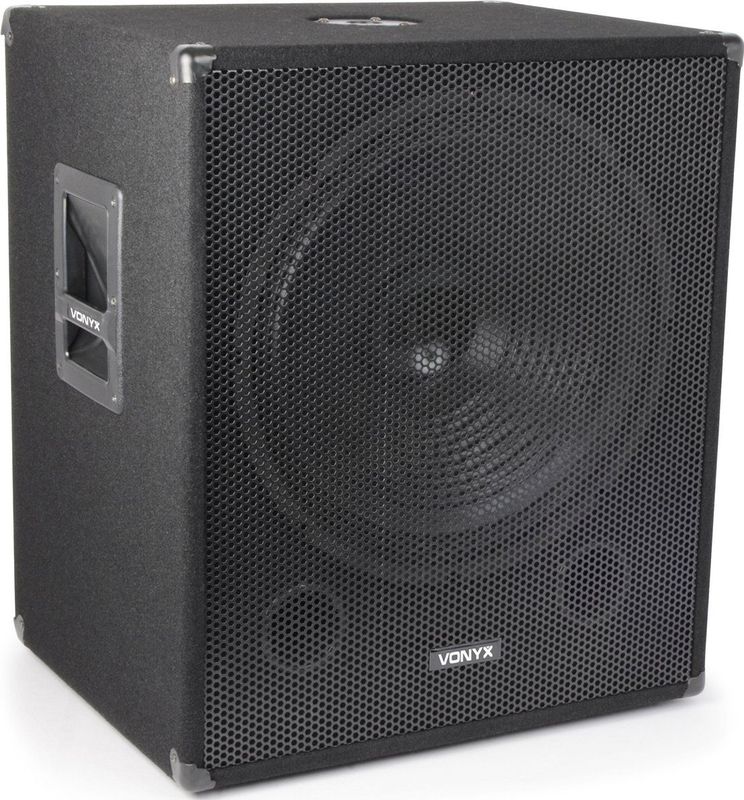 Vonyx SMWBA18 actieve Subwoofer 18 1000W met uitgangen voor 2 tops