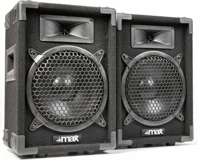 SkyTec - MAX8 - Disco Speakerset - Zwart - 400 Watt