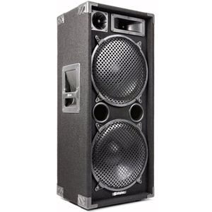 SkyTec - MAX212 - Disco Speaker - Zwart - 2x 12 inch - 1400 Watt