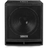 Vonyx - SWP15 PRO - Actieve Subwoofer - 15 Inch - 800W