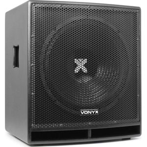 Vonyx - SWP15 PRO - Actieve Subwoofer - 15 Inch - 800W