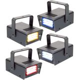 Stroboscoop - BeamZ BMS24SET - Set van 4x stroboscoop discolamp - 4 kleuren