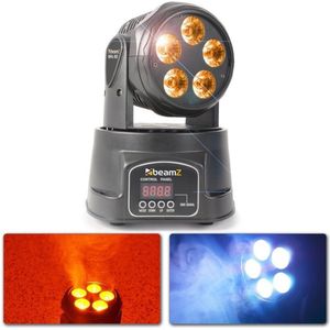 BeamZ MHL90 LED Movinghead Wash 5x 18W met RGBAW-UV LED's