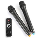 Mobiele party speaker - Vonyx AP1200PA - 600 Watt - partybox met 2 microfoons - Bluetooth - USB - SD