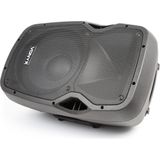 Mobiele party speaker - Vonyx AP1200PA - 600 Watt - partybox met 2 microfoons - Bluetooth - USB - SD