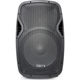 Mobiele party speaker - Vonyx AP1500PA - 800 Watt - 2 microfoons - op accu